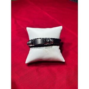 New! Decorative Leather Bracelet Men Wrap Handmade Wristband Adjustable